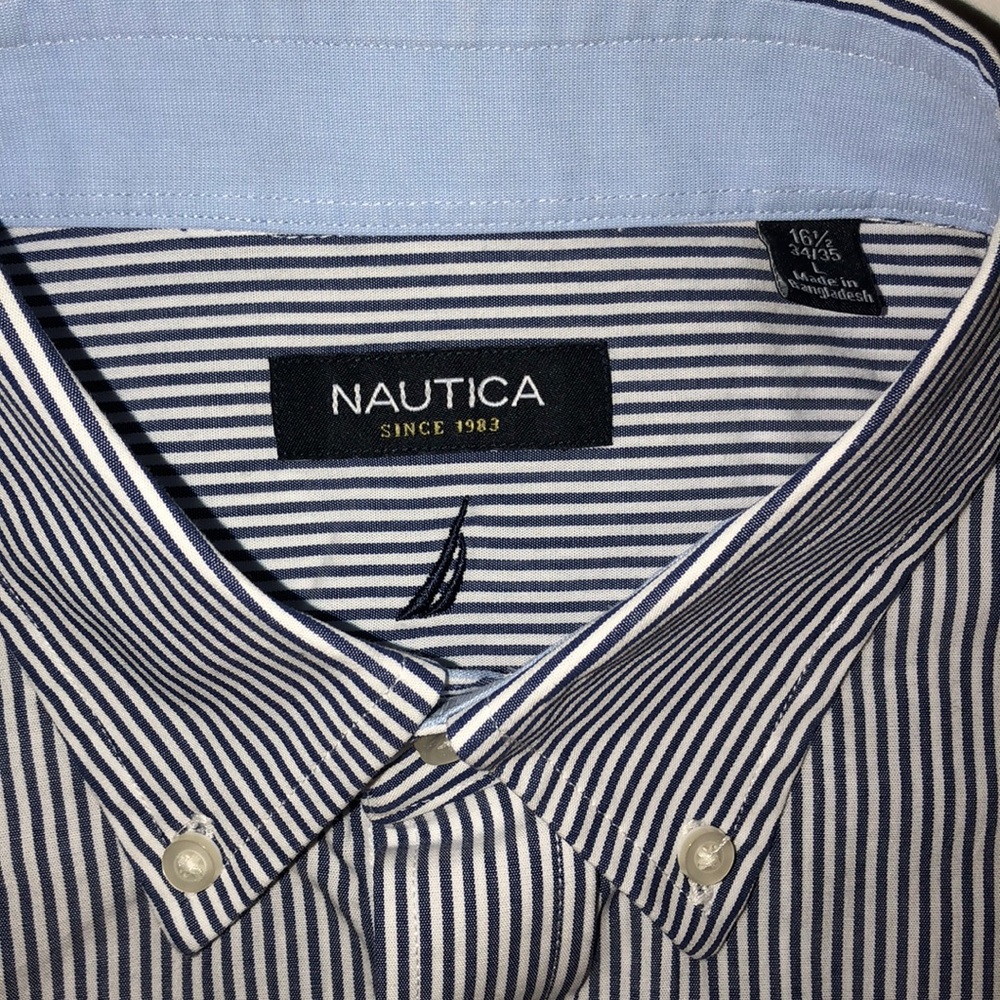 Nautica Button Down 16 1/2 34/35